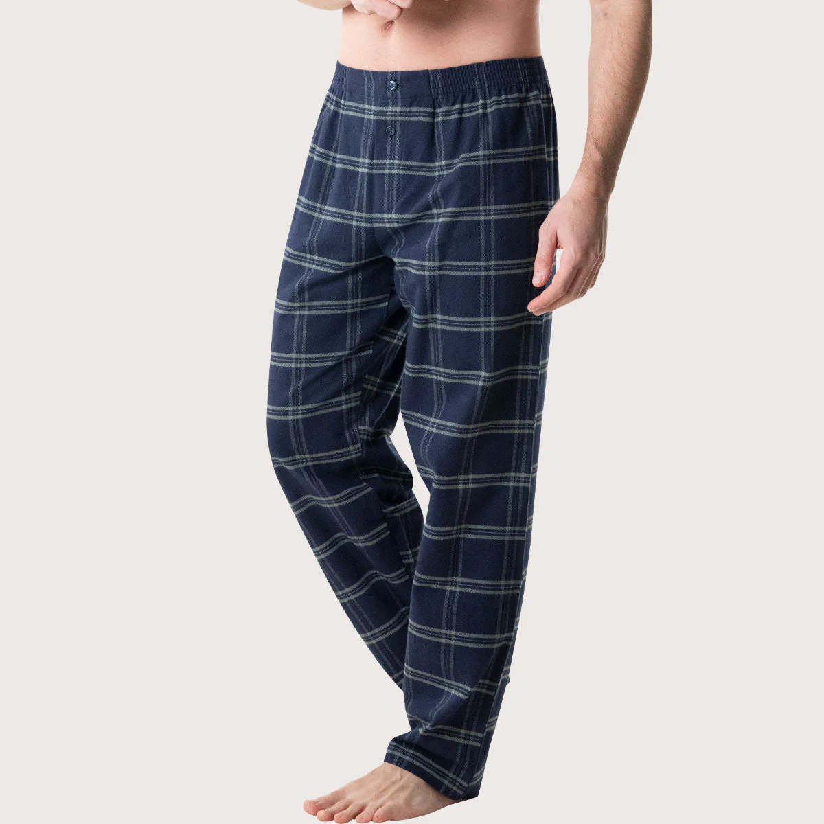 Pyjama long homme Jersey/Flanelle Eminence – Image 2