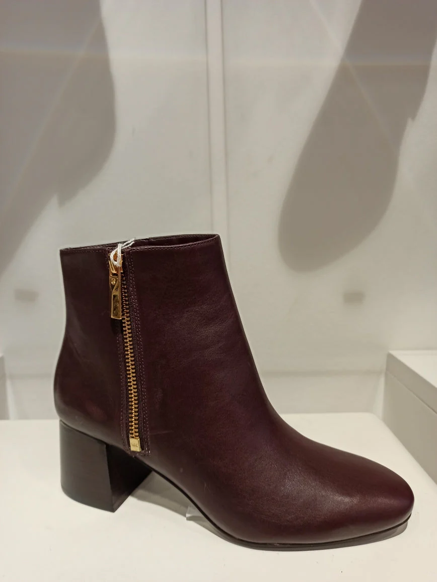michael kors boots cuir bordeaux