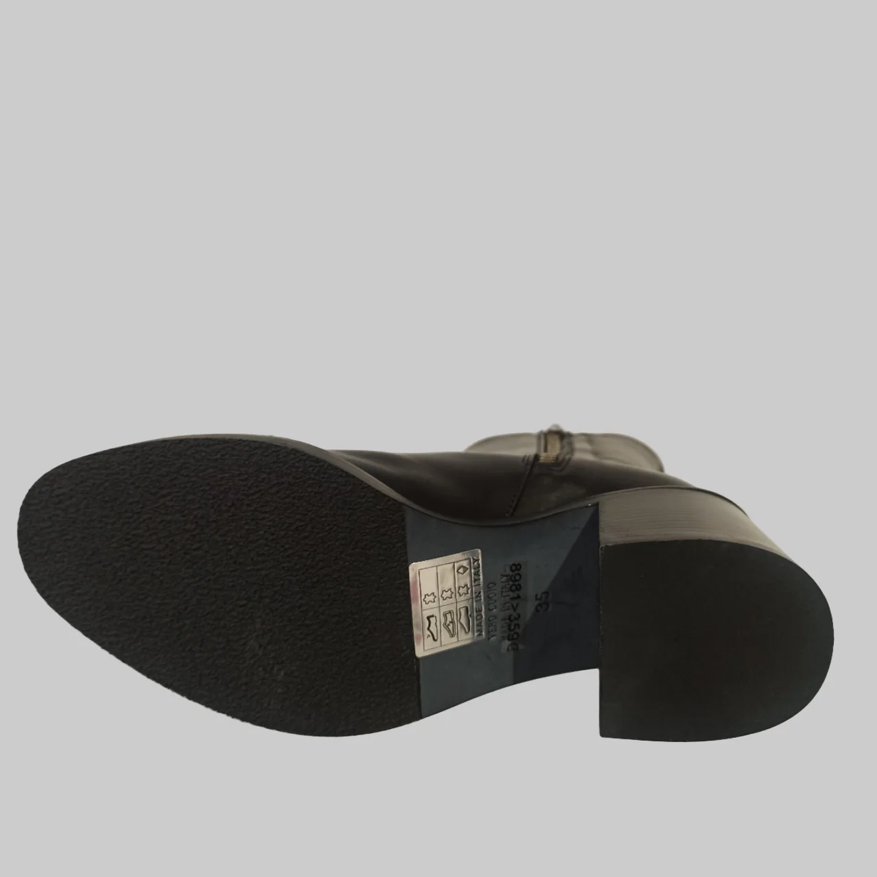 fru.it bottines femmes cuir noires double fermeture éclair – Image 4