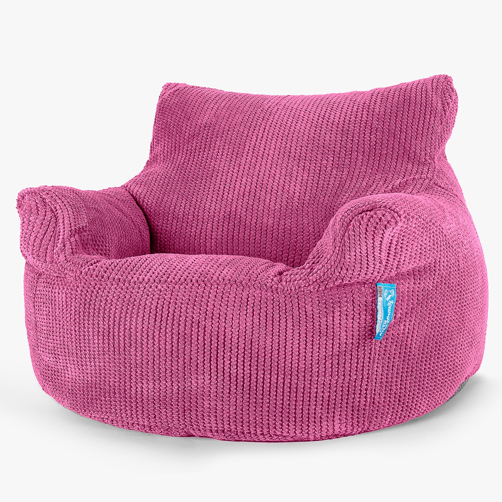 Fauteuil Pouf Enfant 3-8 ans - Pompon Rose