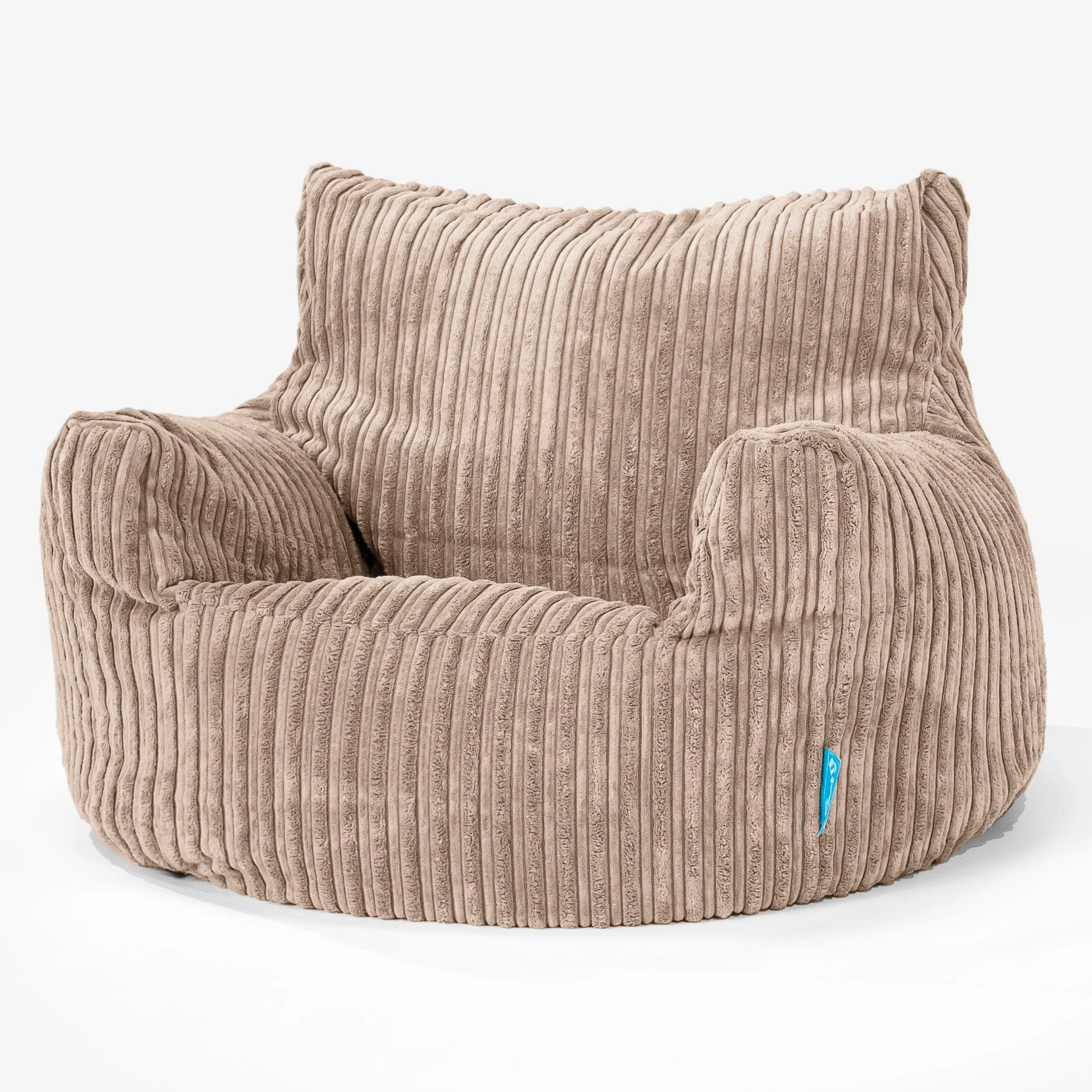 Fauteuil Pouf Enfant 3-8 ans - Côtelé Sable