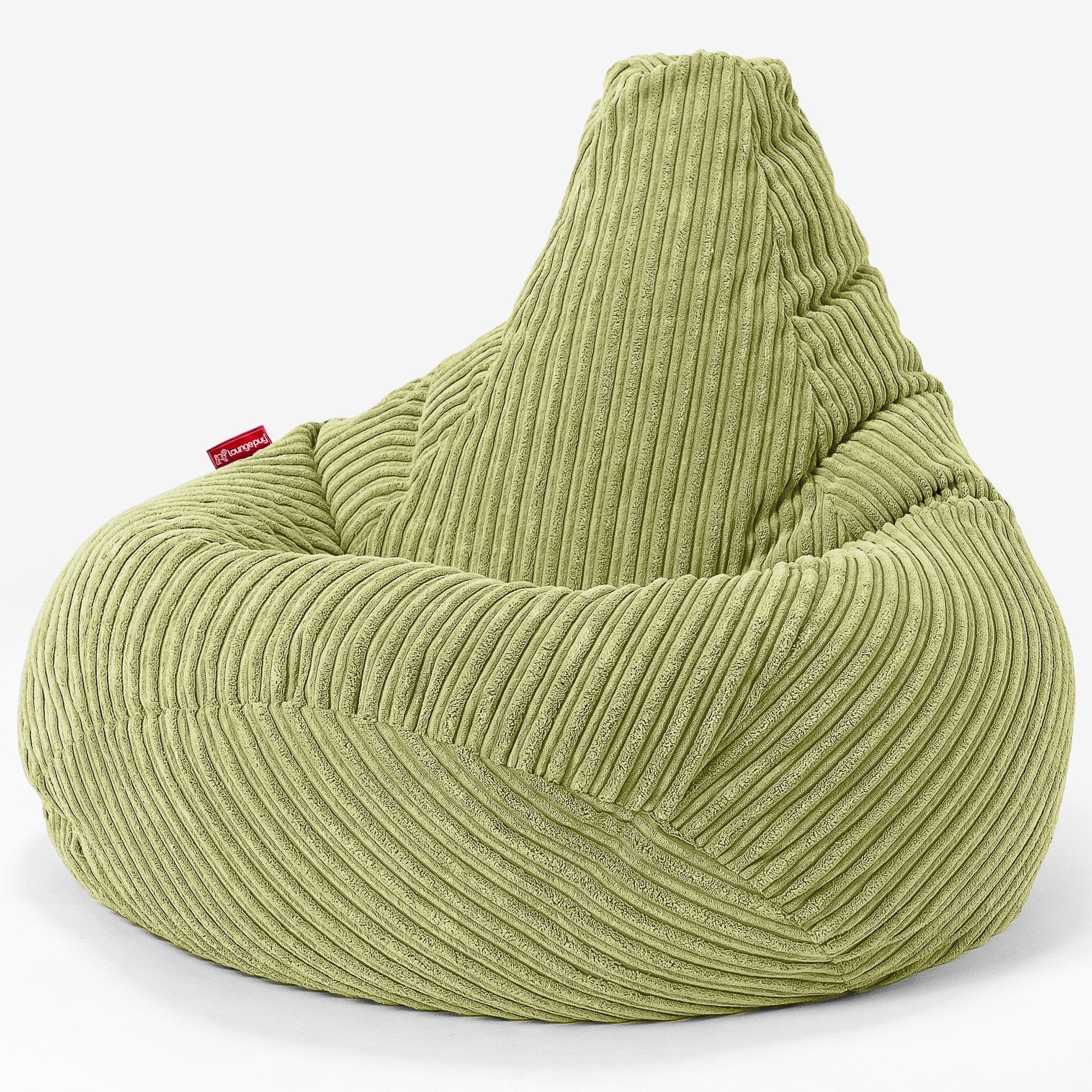 Pouf Poire Gamer - Côtelé Vert Acide – Image 2